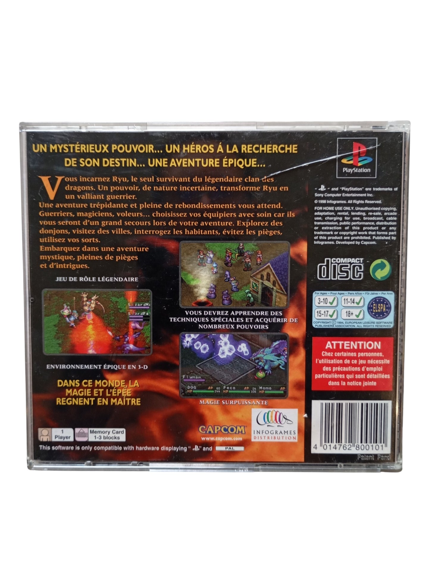 Breath of Fire III Playstation 1 (PS1)