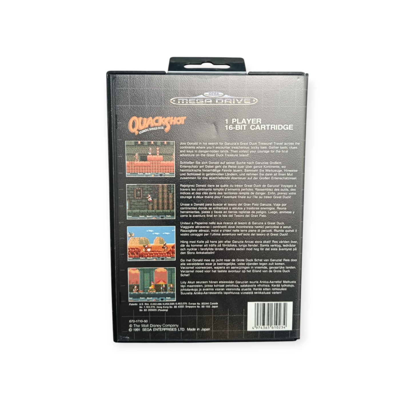 Quackshot Mega drive