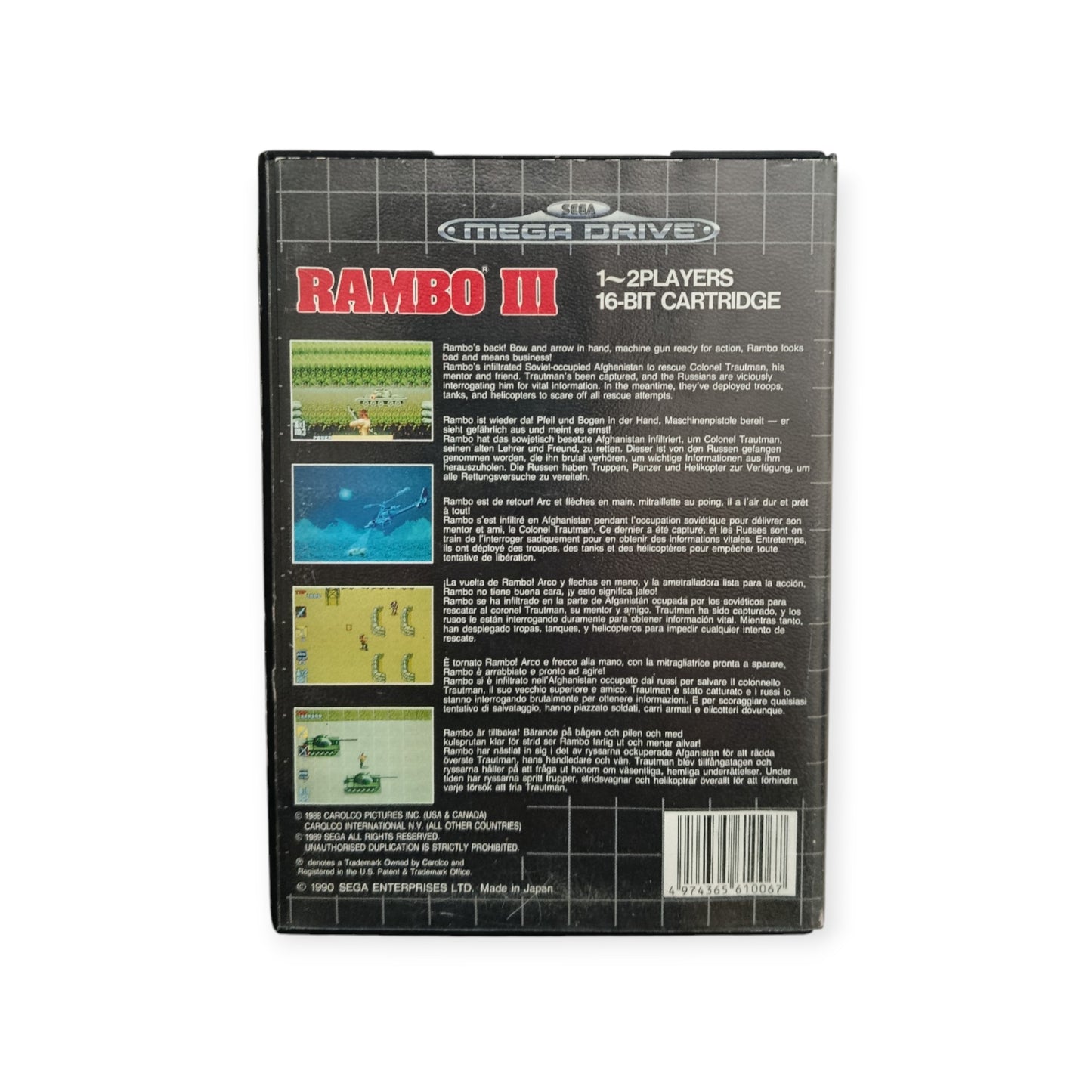 Rambo III Mega drive