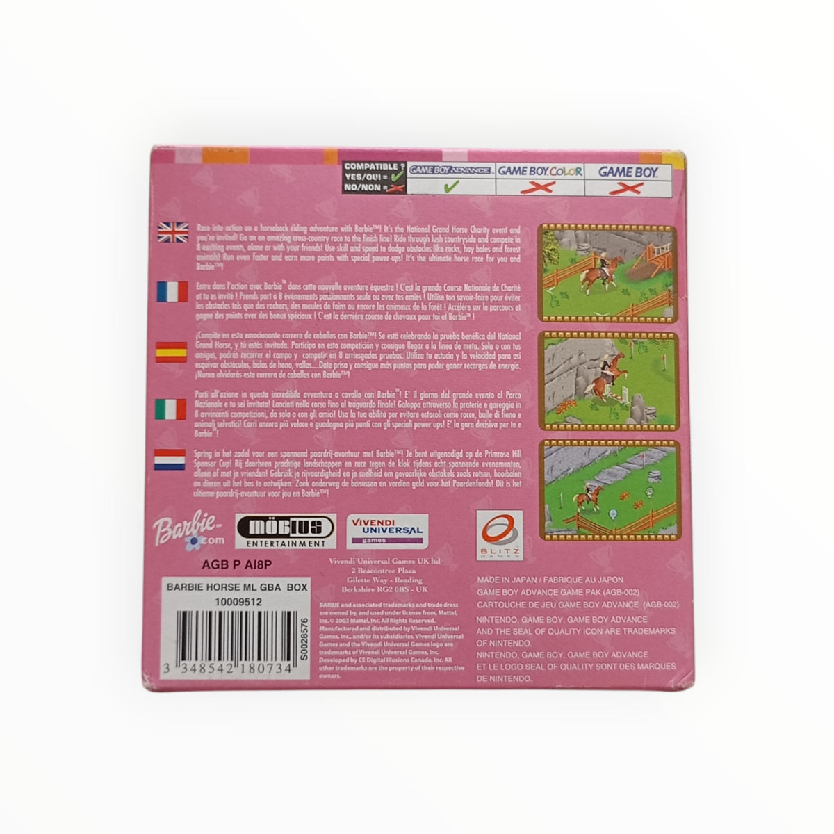 HORSE ADVENTURE gameboy advance