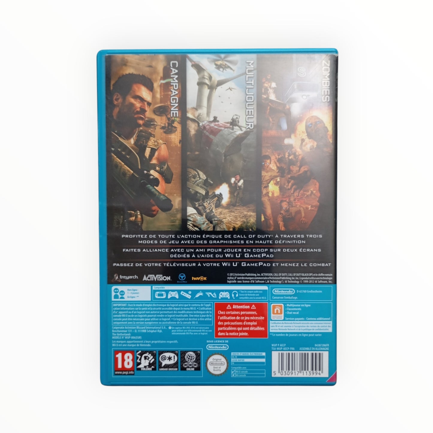 CALL OF DUTY BLACK OPS 2 nintendo wii U