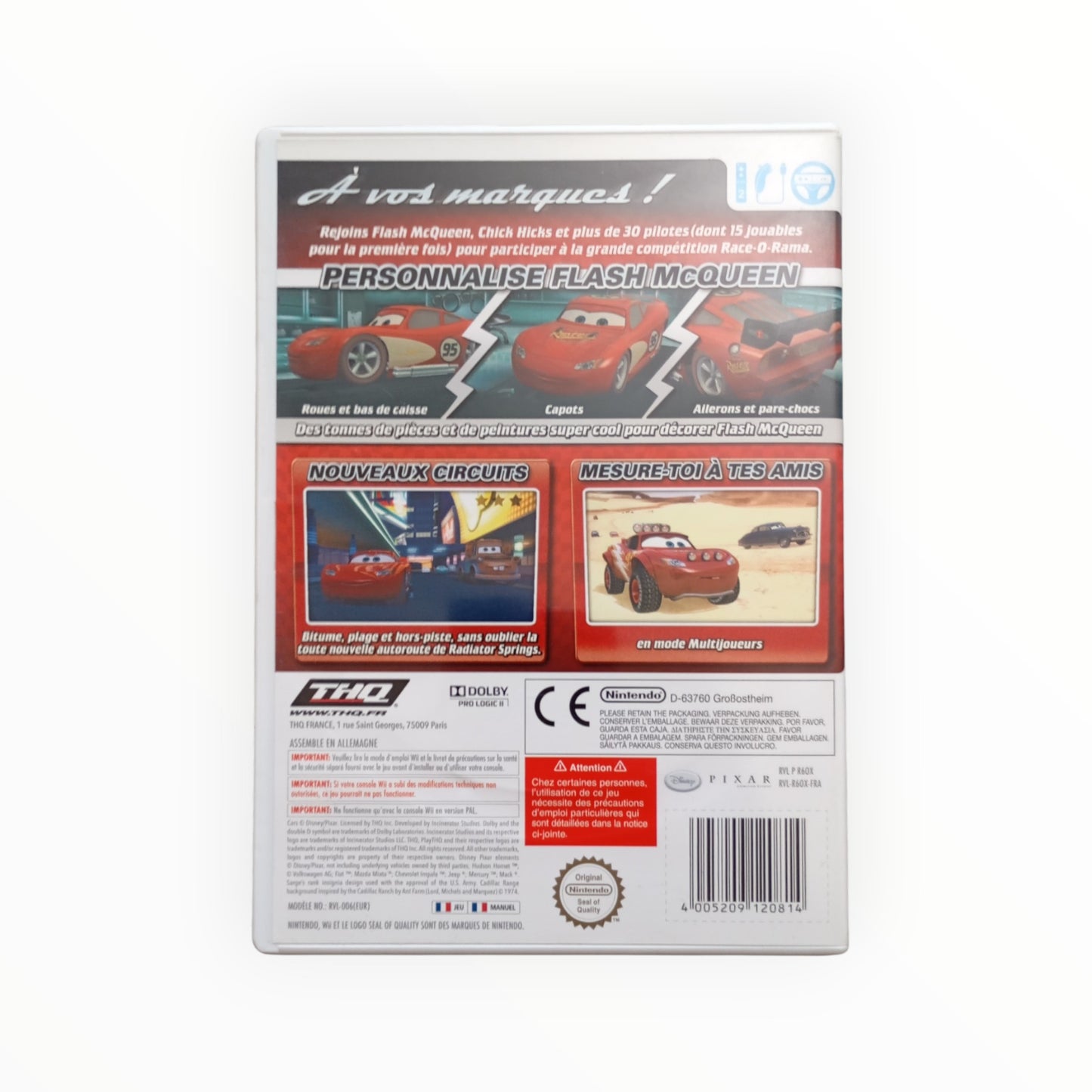 CARS RACE nintendo wii