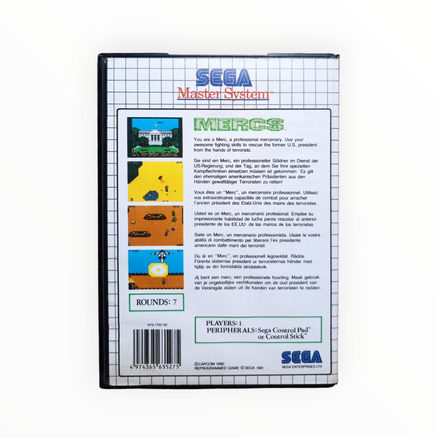 MERCS sega master system
