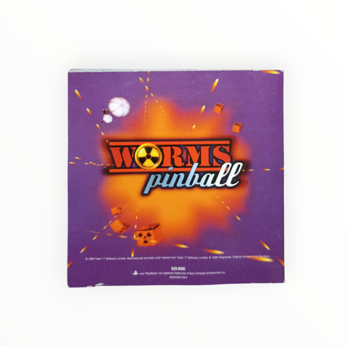NOTICE WORMS PINBALL playstation 1 (PS1)