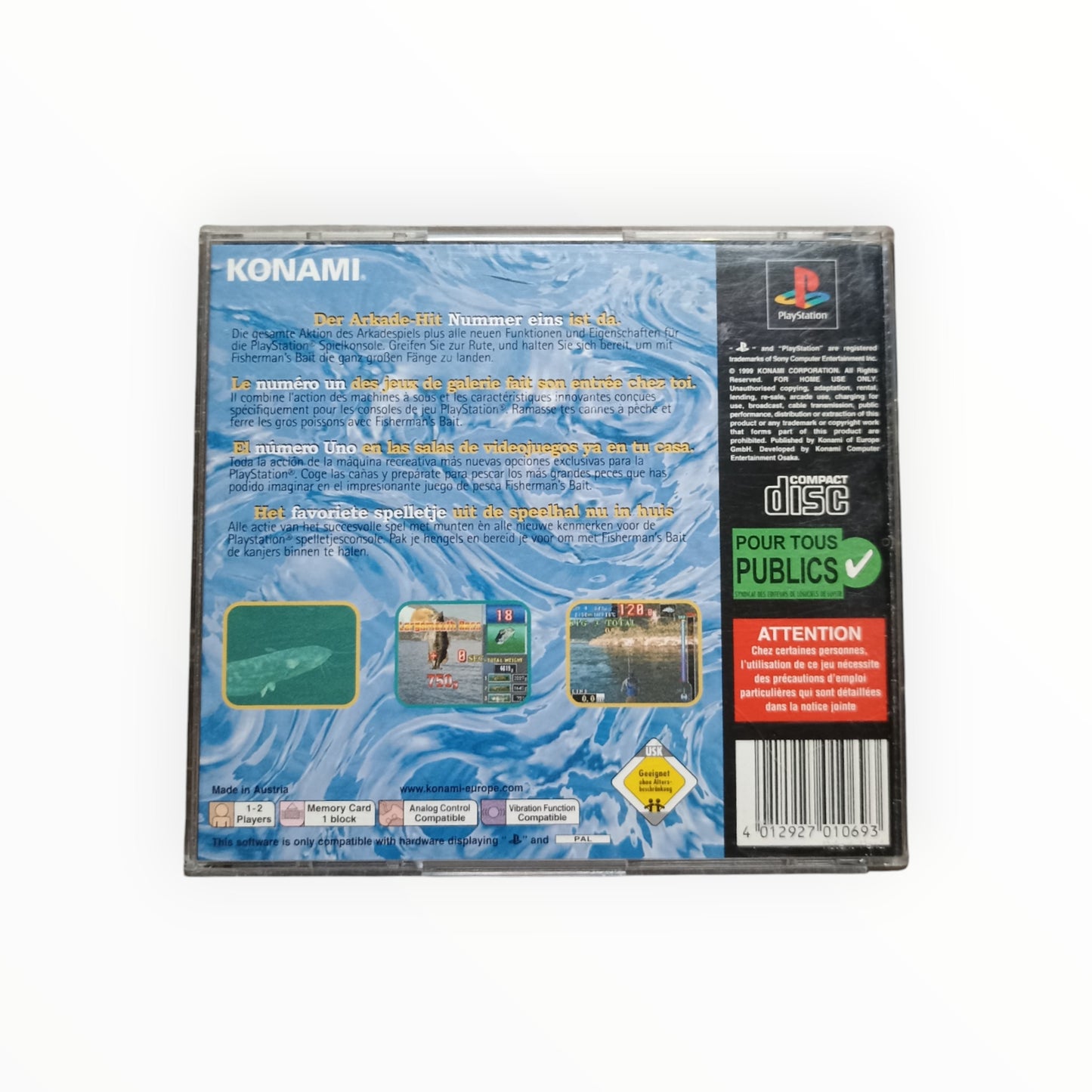 FISHERMAN'S BAIT playstation 1 (PS1)