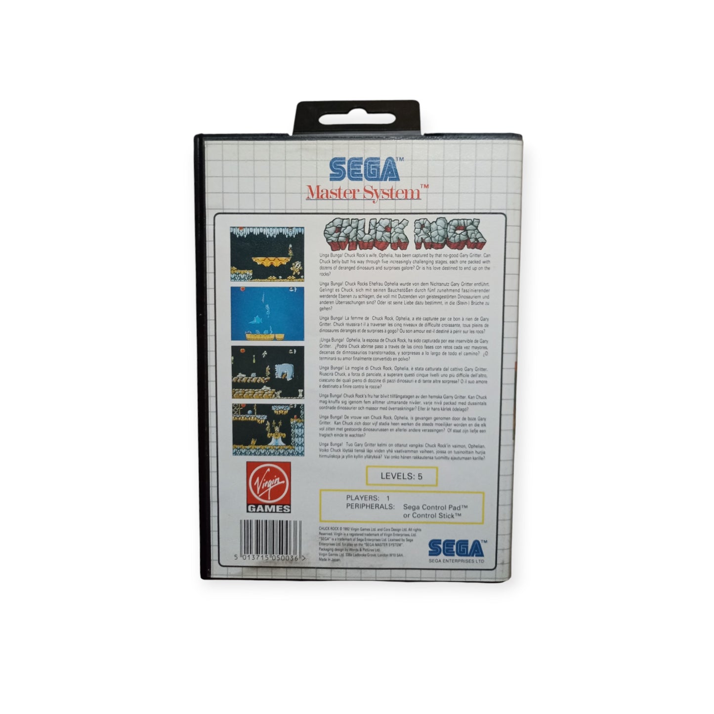 Chuck Rock Master System