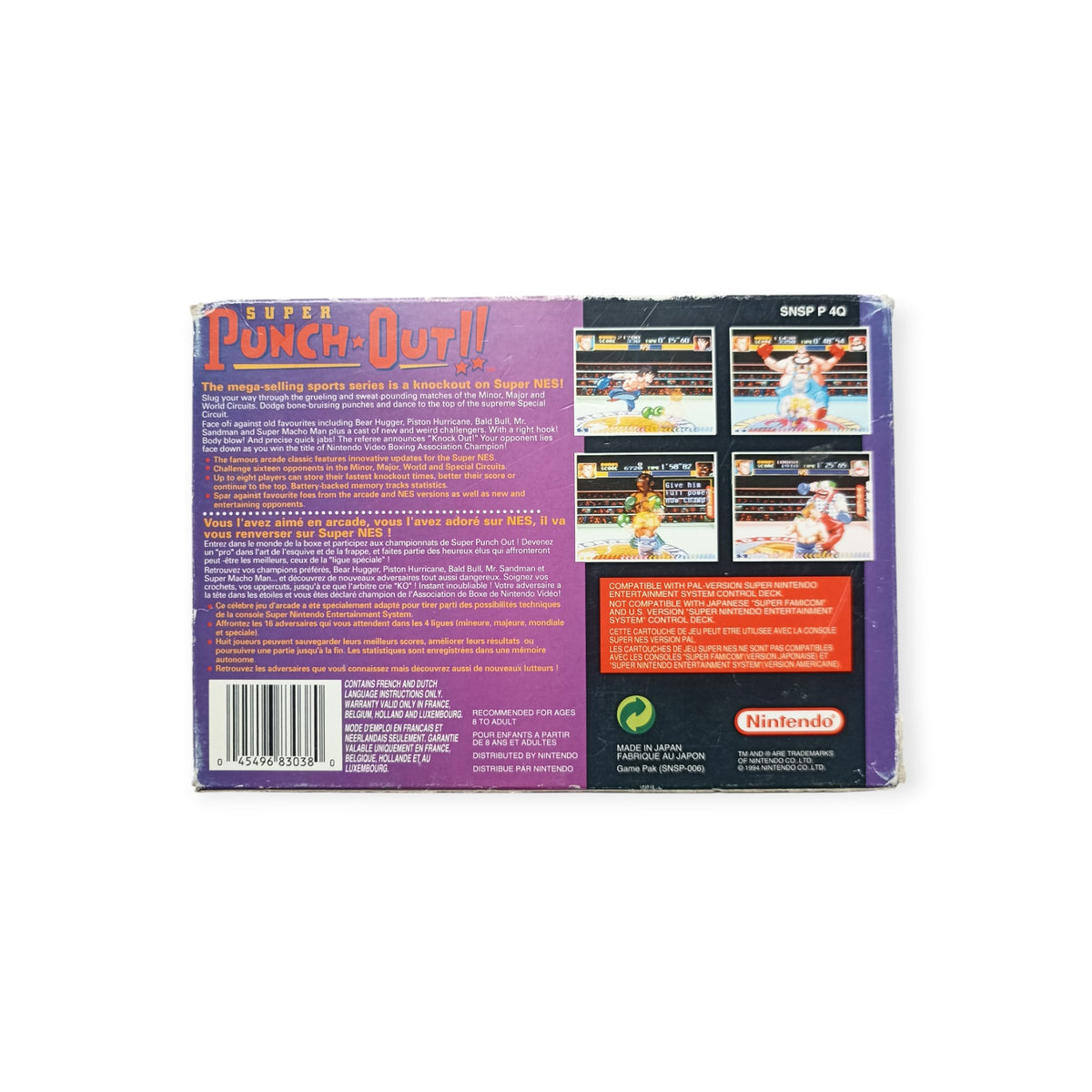 Punch Out Super Nintendo (SNES)