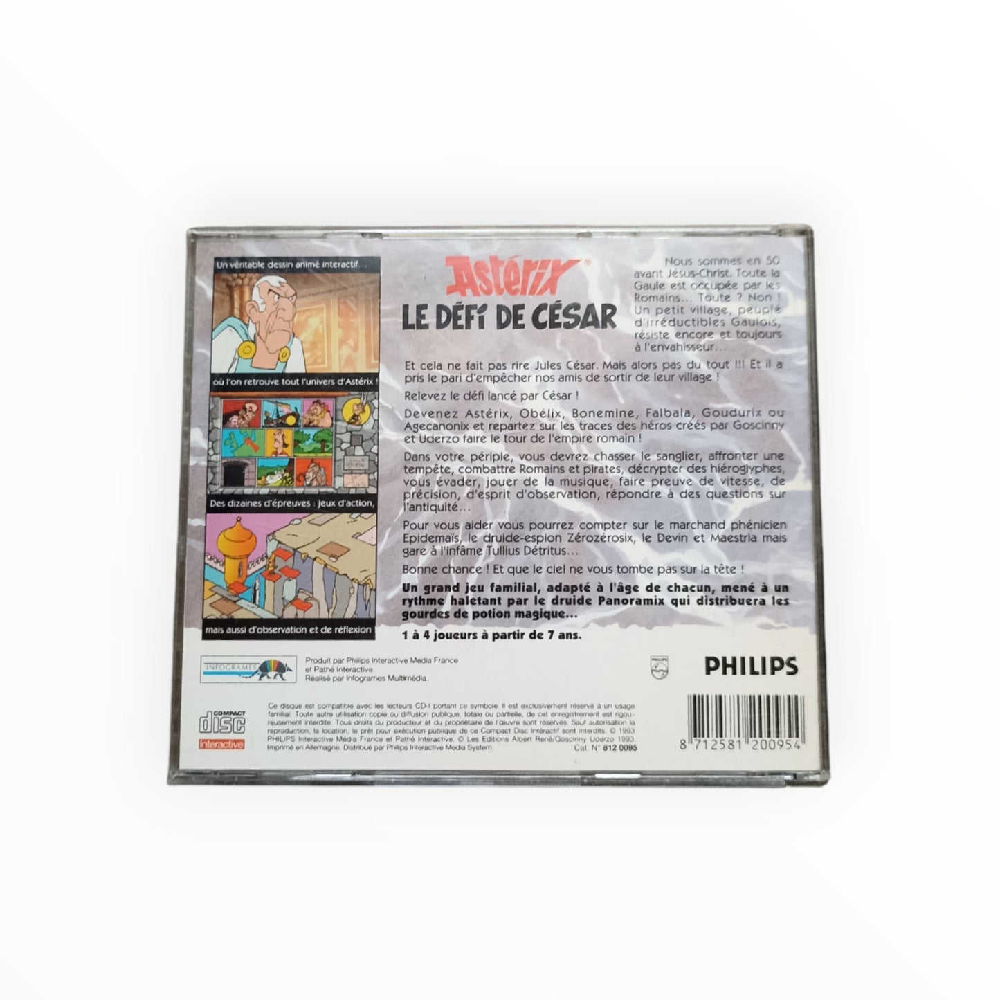 Astérix le défi de césar CD-I philips