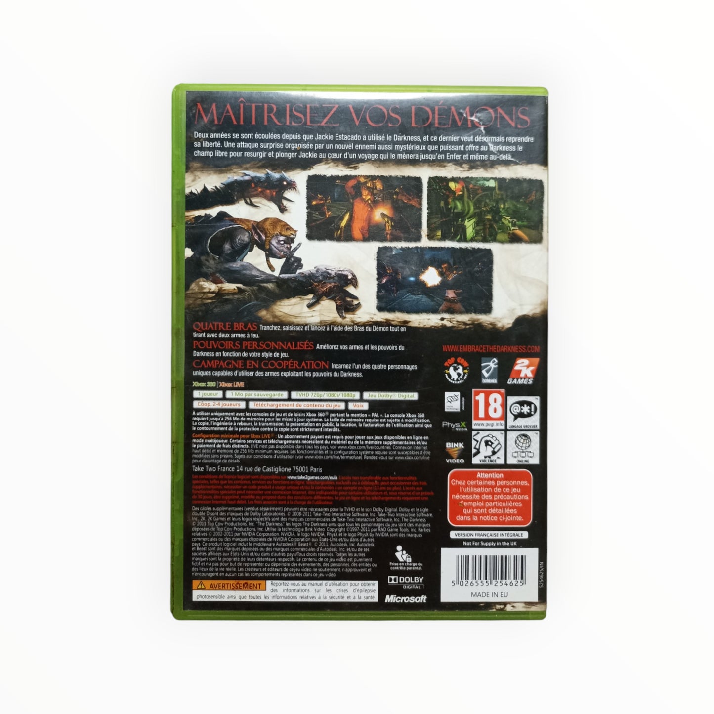 Darkness 2 Xbox 360