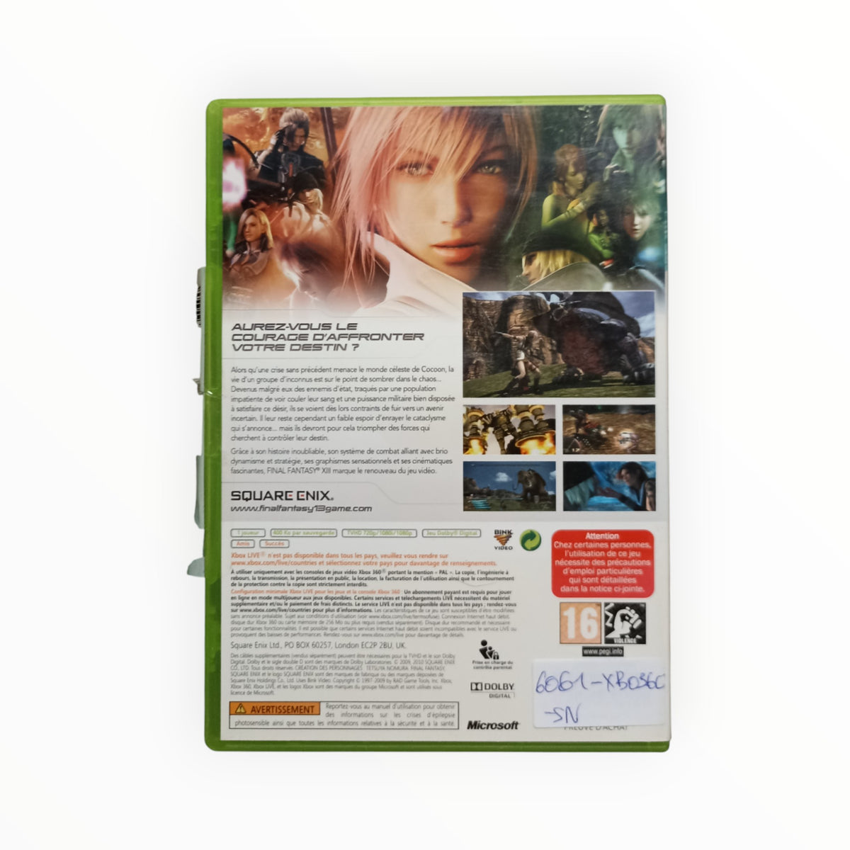 Final Fantasy XIII Xbox 360
