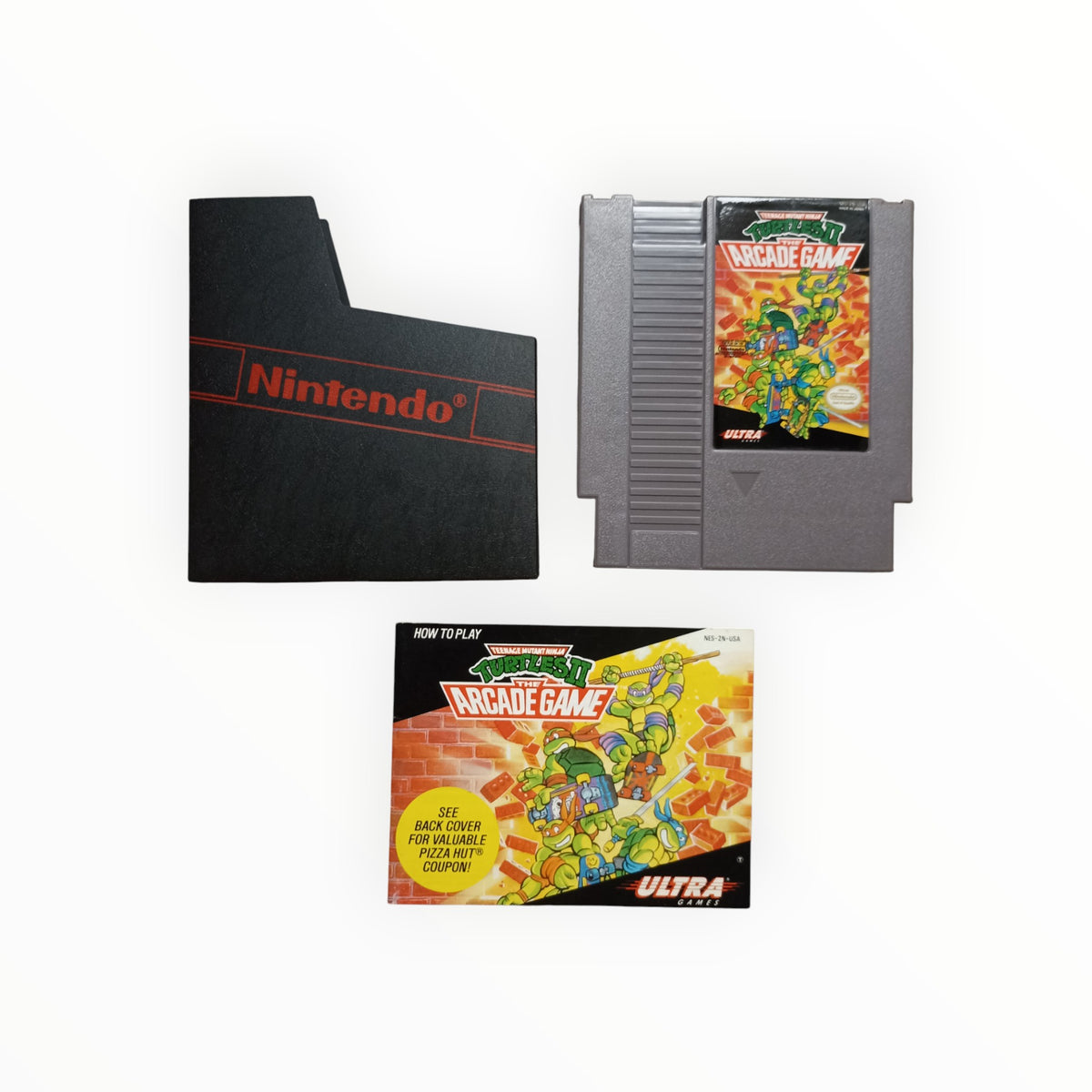 Turtles 2 the arcade game Nintendo NES Version USA