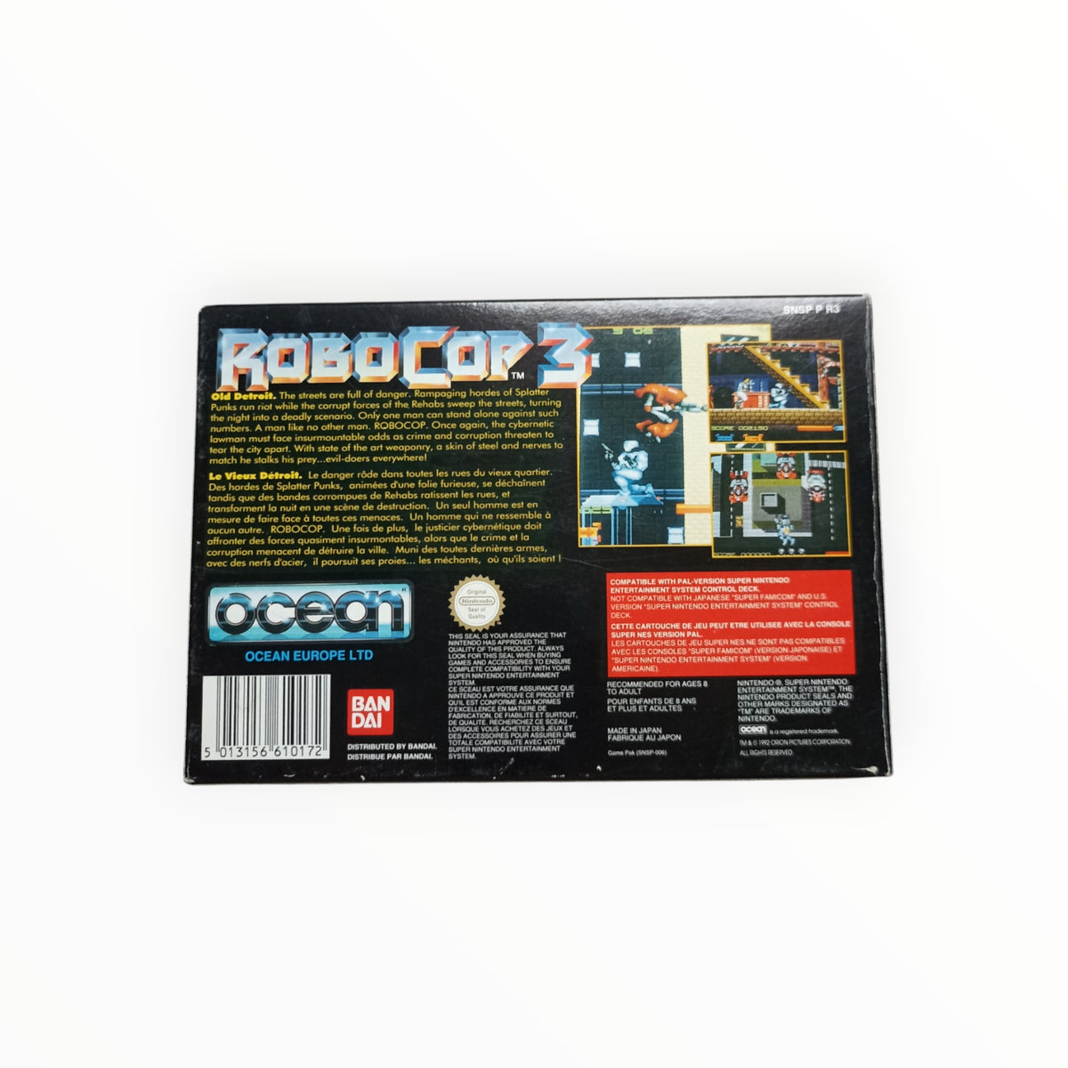 Robocop 3 Nintendo super nintendo SNES (boite fausse)