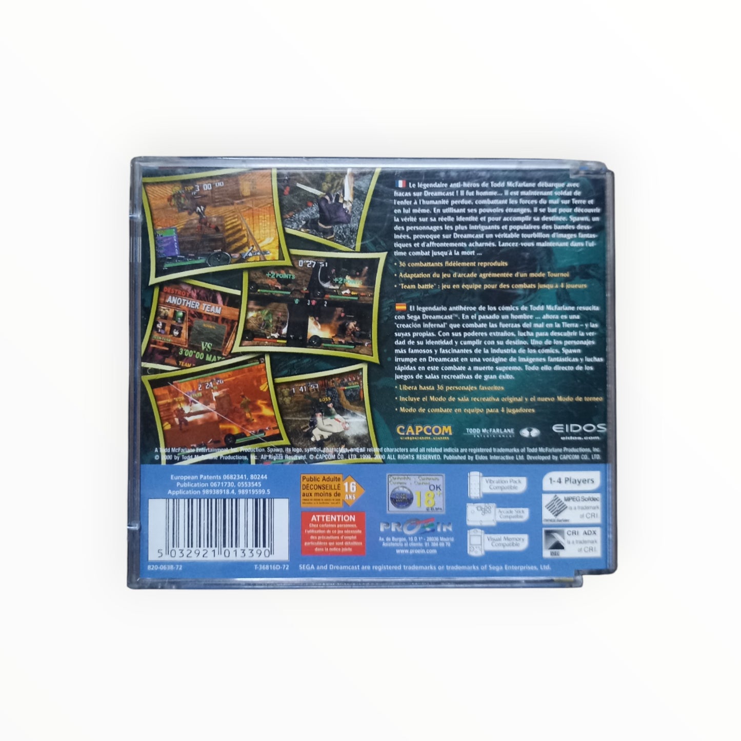 Spawn in the demon's hand dreamcast