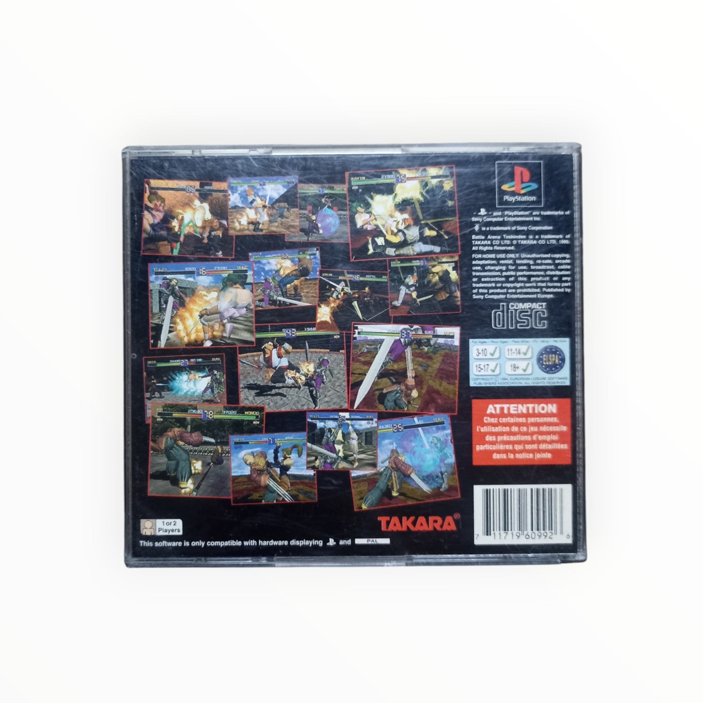 Battle Arena Toshinden – PlayStation 1