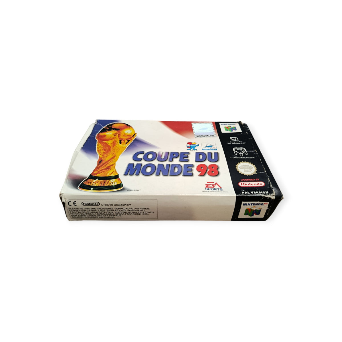 Coupe Du Monde 98 Nintendo 64 (N64) boîte FRA seule