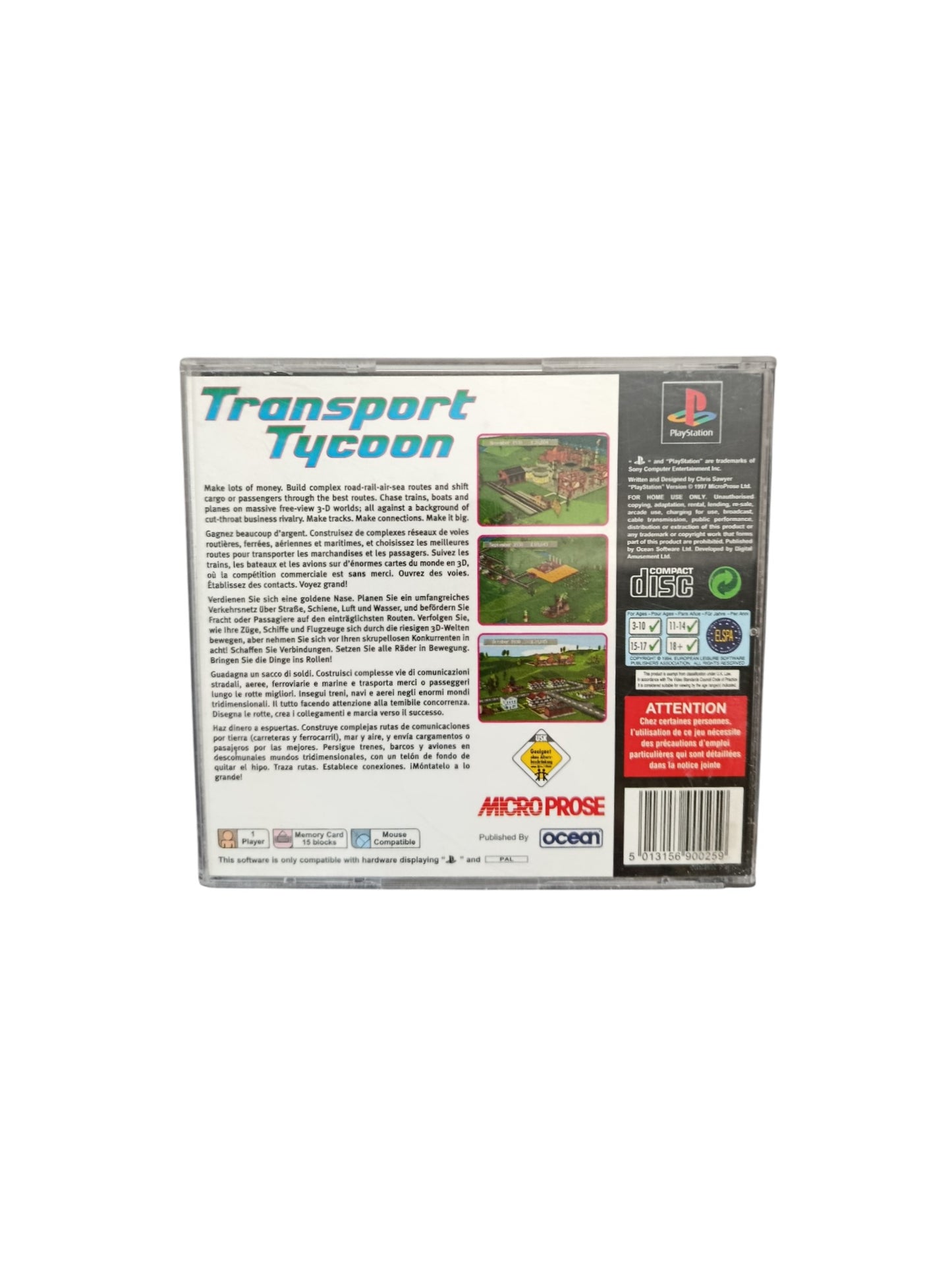 Transport Tycoon Playstation 1 (PS1)