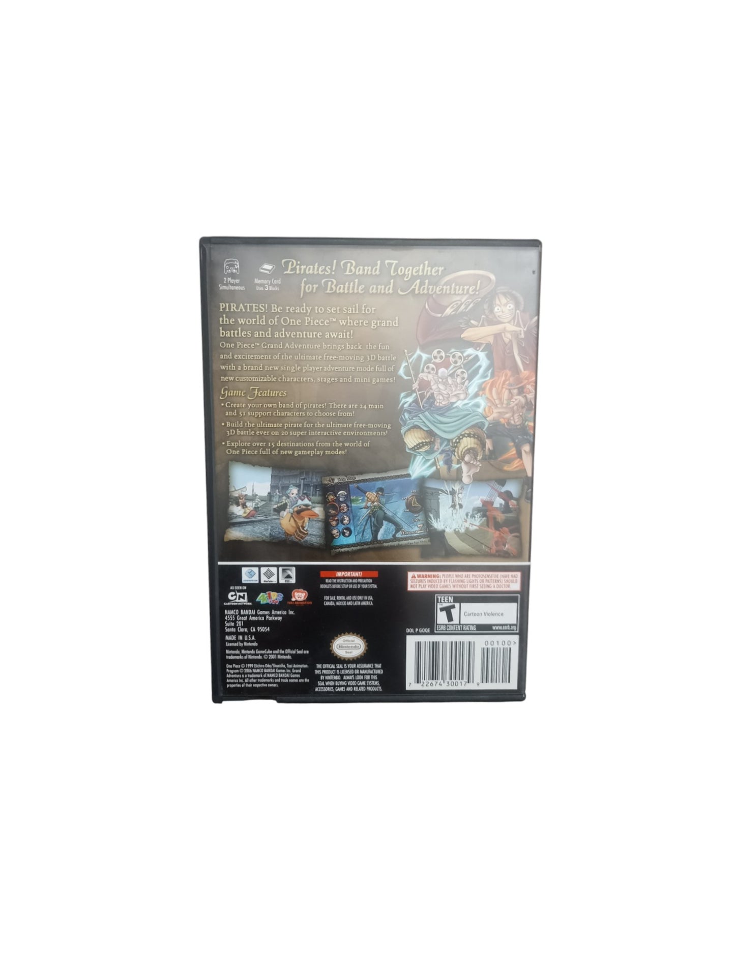 One Piece Grand Adventure Nintendo GameCube