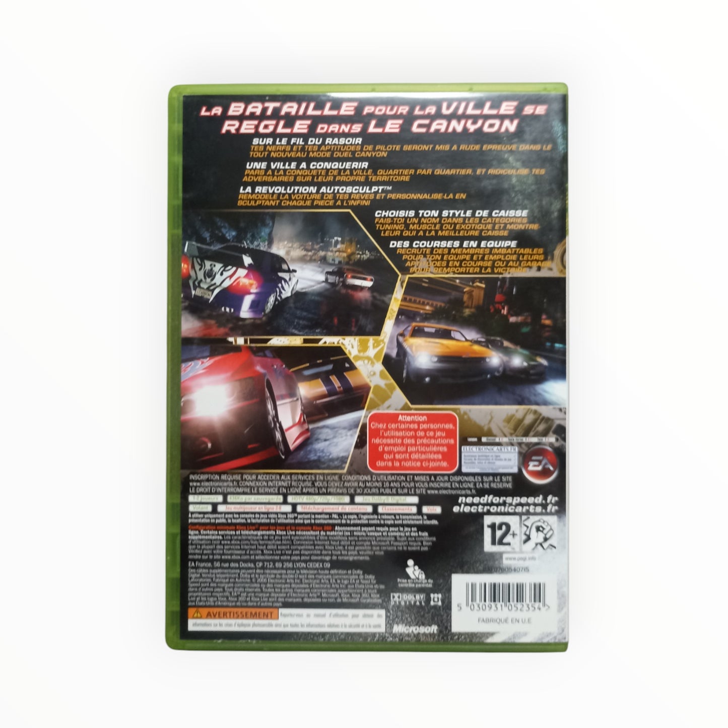 need for speed carbon xbox 360