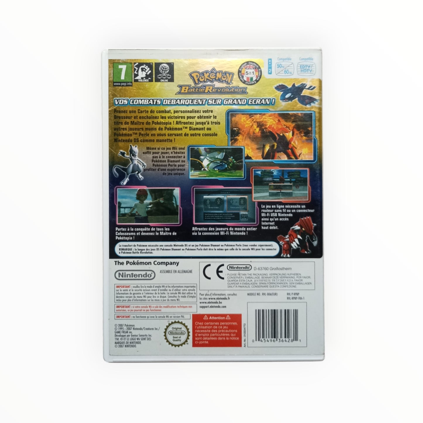 pokémon battle revolution nintendo WII
