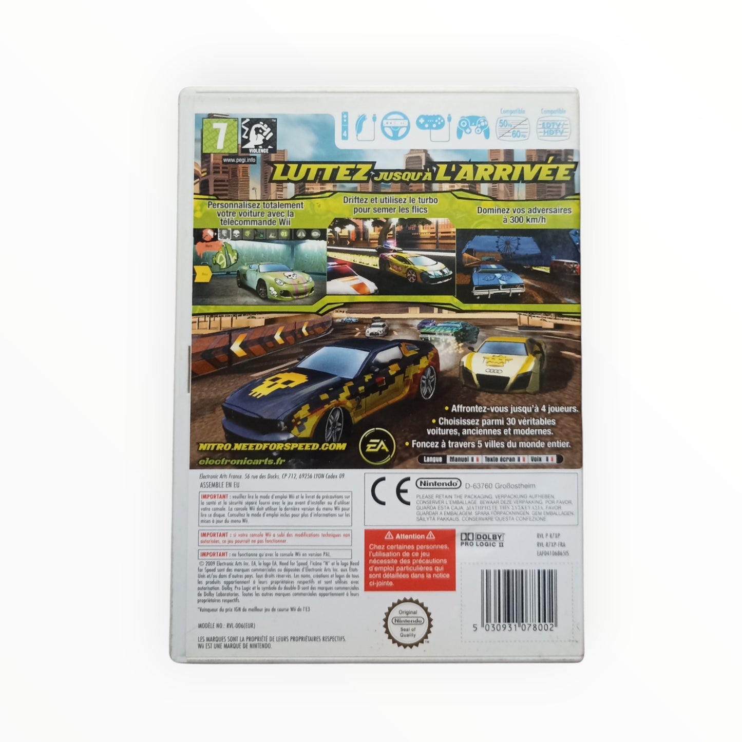 need for speed nitro nintendo WII