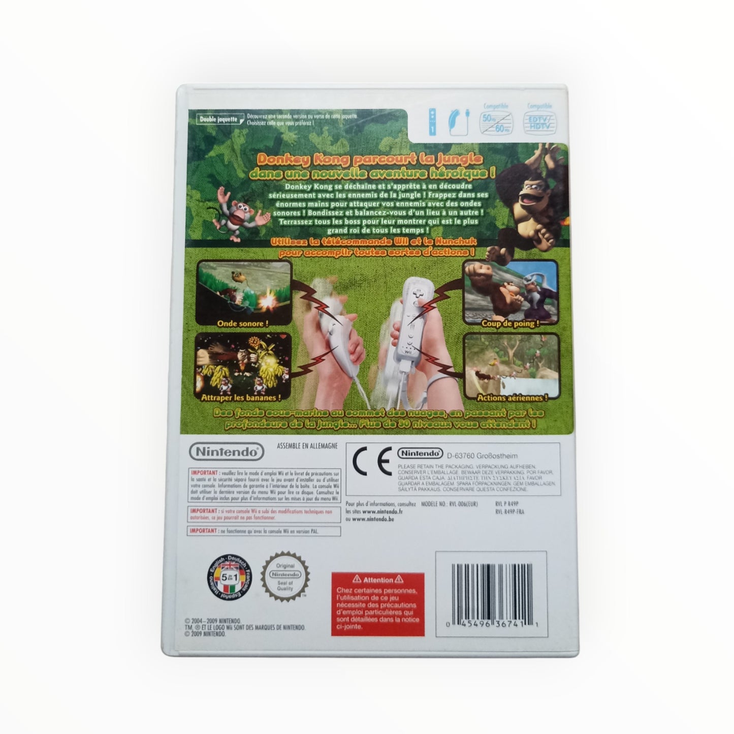 donkey kong jungle beat nintendo WII