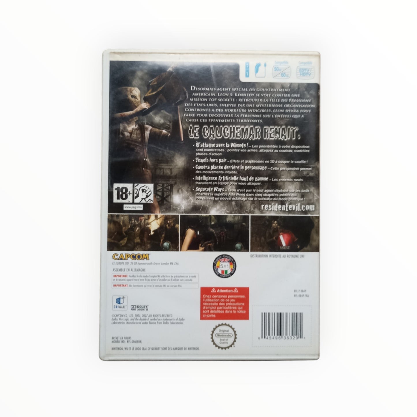 resident evil 4 nintendo WII