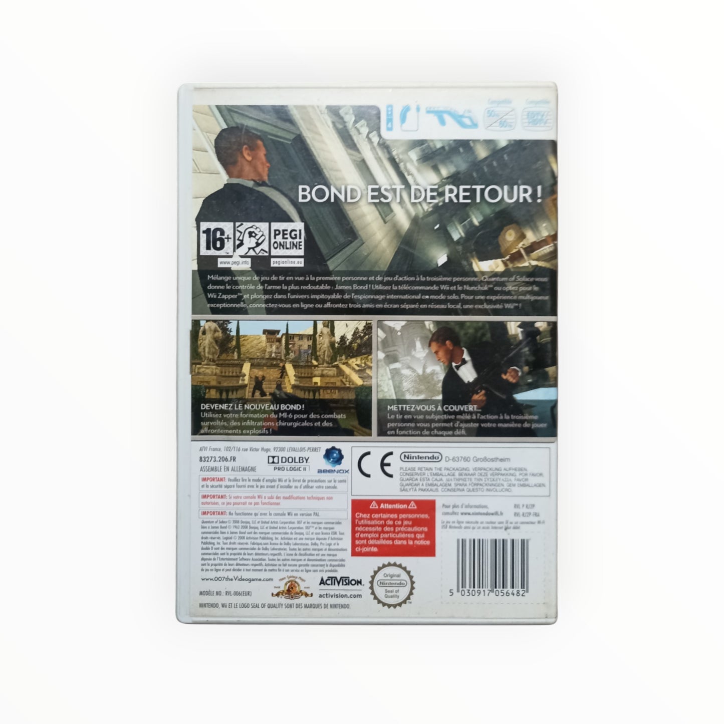 007 quantum of solace nintendo WII