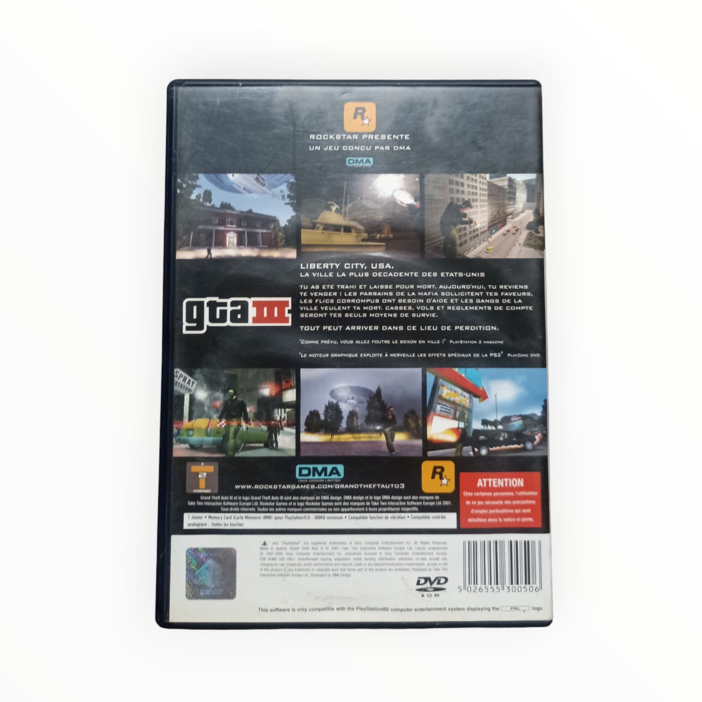 Grand Theft Auto III - PlayStation 2 (PS2)