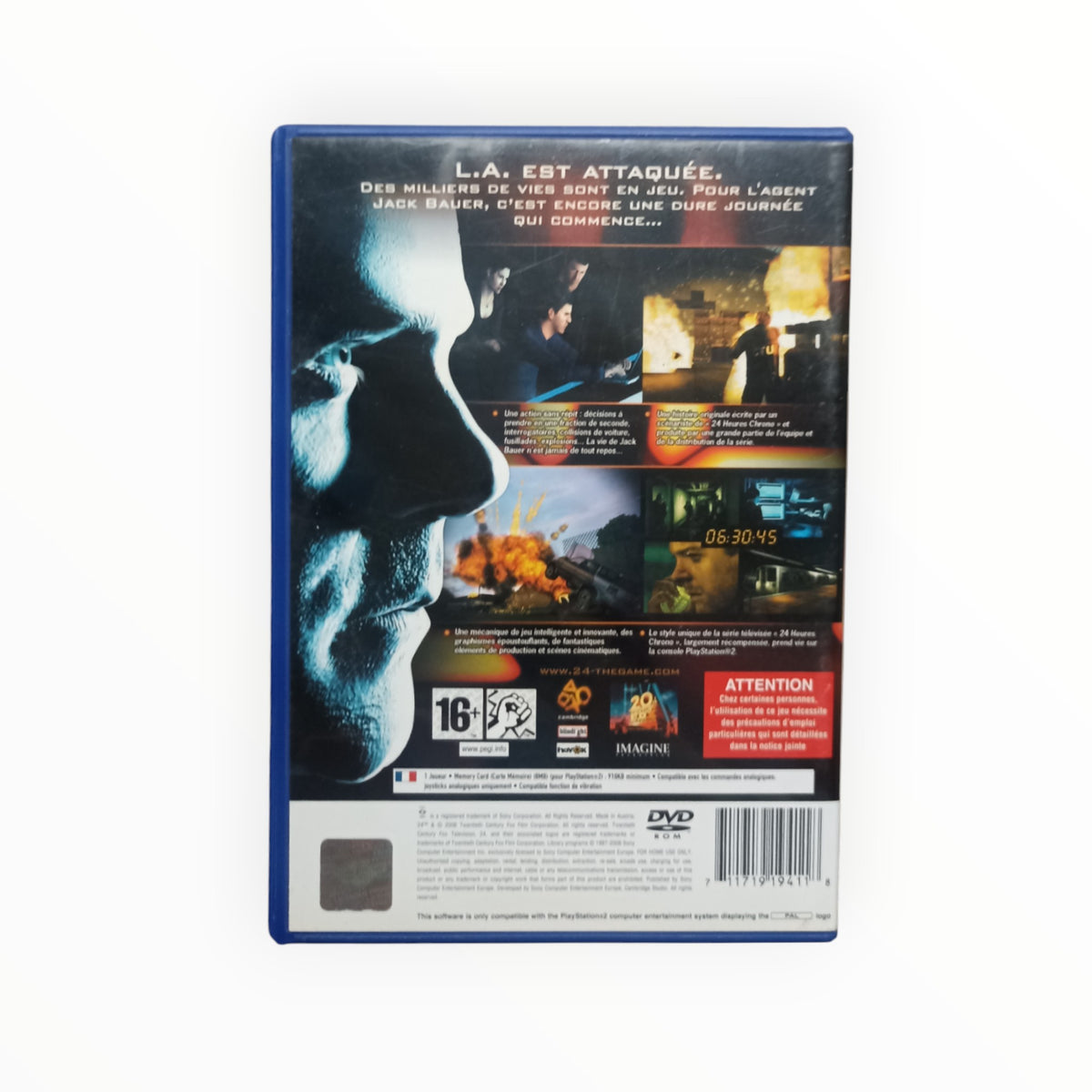 24 heures chrono : Le Jeu Playstation 2 (PS2)