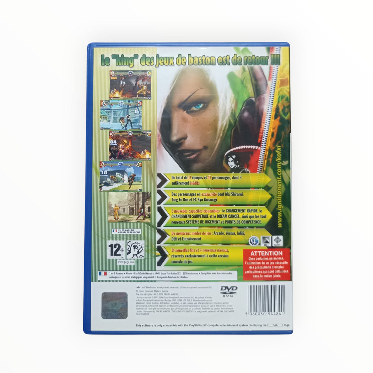 The King of Fighters XI Playstation 2 (PS2)
