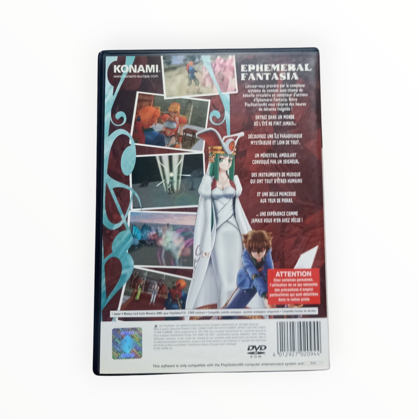 Ephemeral Fantasia playstation 2 (PS2)