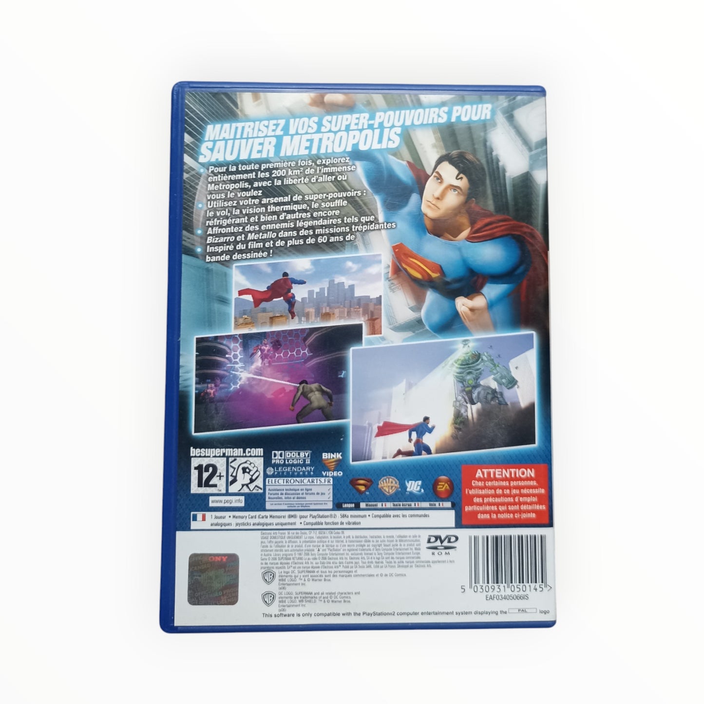 Superman Returns playstation 2 (PS2)