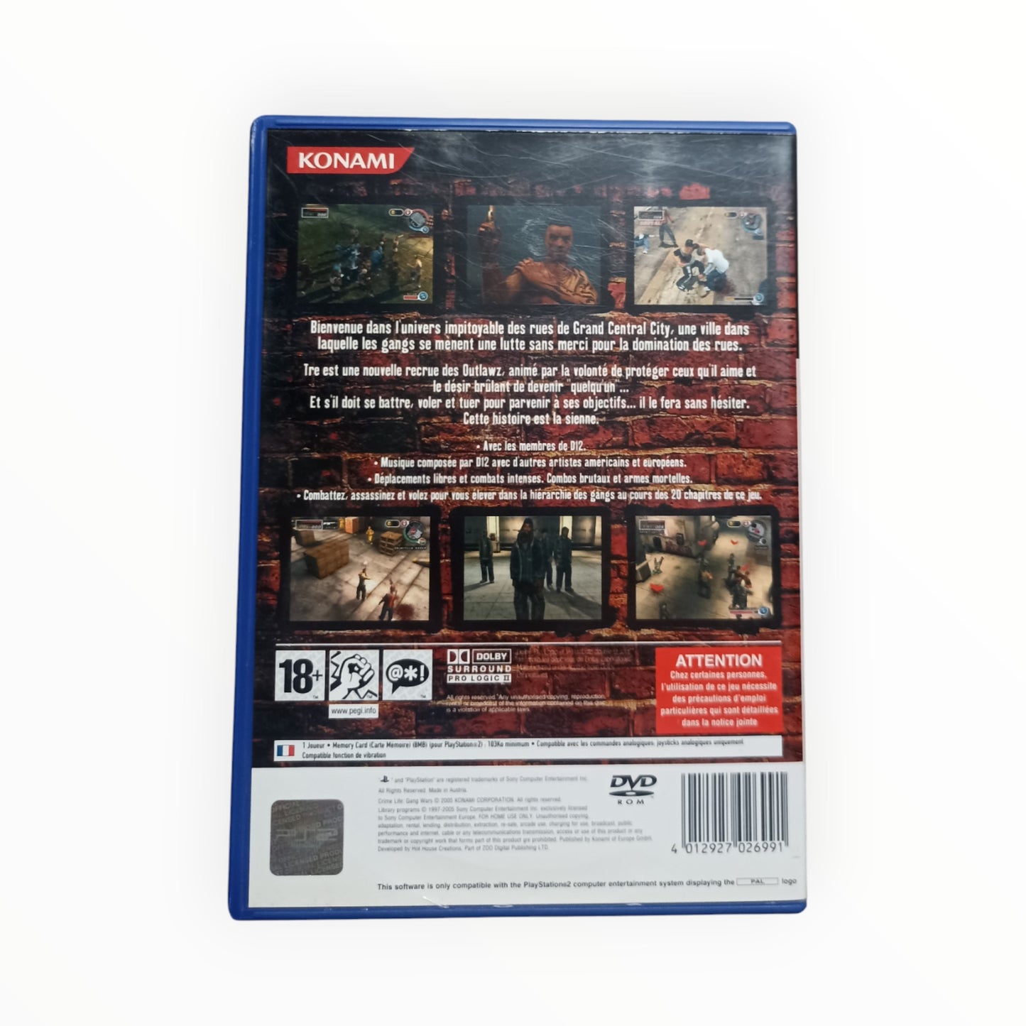 Crime Life Gang Wars playstation 2 (PS2)