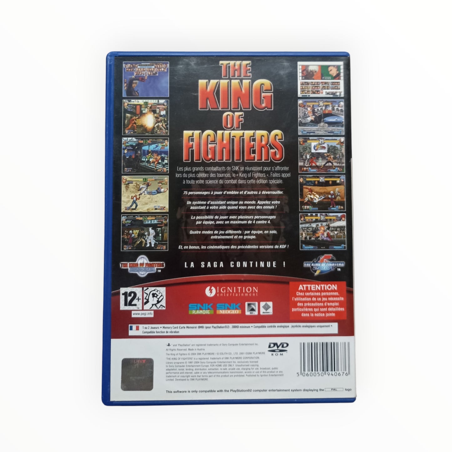 The King of Fighters 2000/2001 Playstation 2 (PS2)