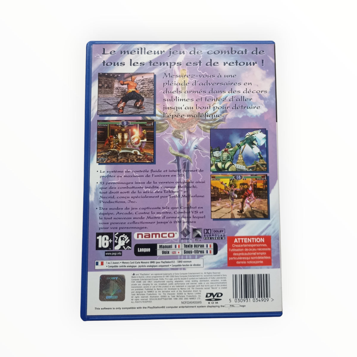 SoulCalibur II Playstation 2 (PS2)