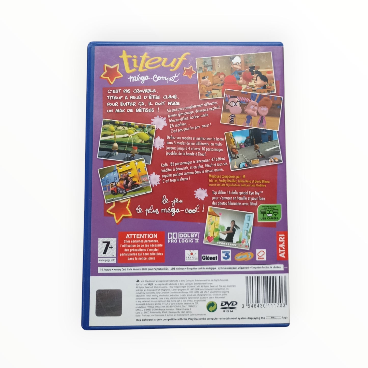 Titeuf : Méga Compet PlayStation 2 PS2 (complet)