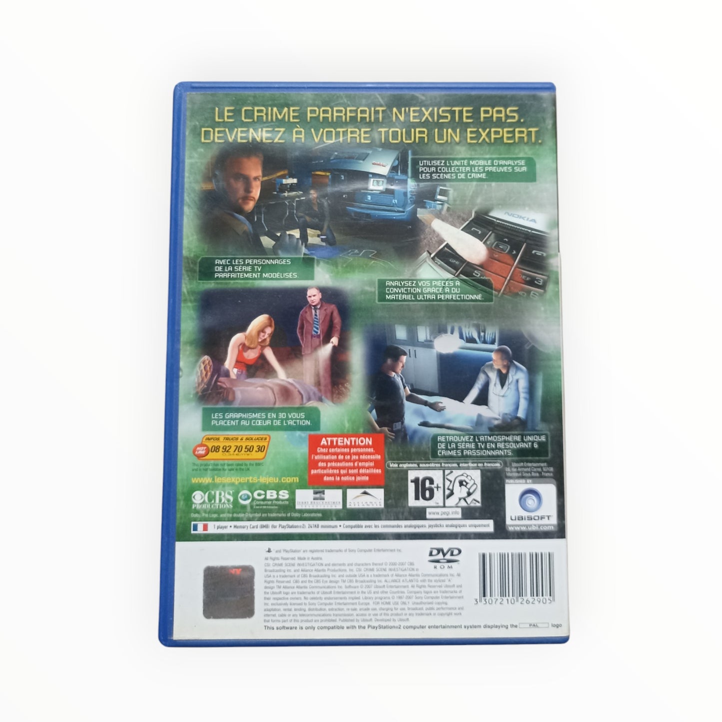 Les Experts : Crimes en Série – PlayStation 2 – Complet