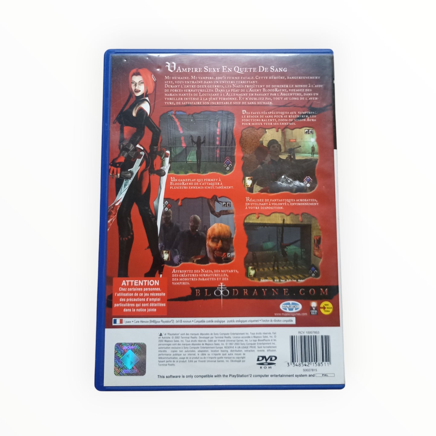 BloodRayne playstation 2 (PS2)