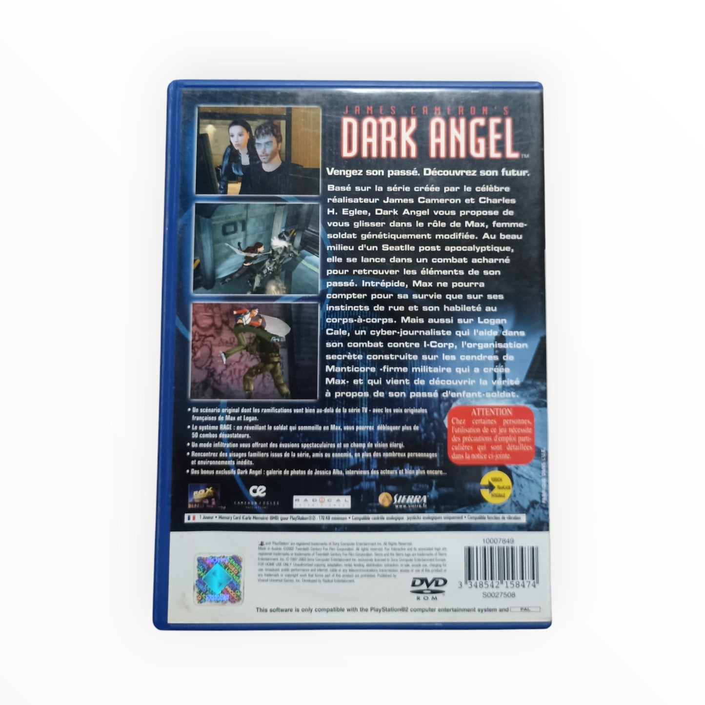 Dark Angel playstation 2 (PS2)