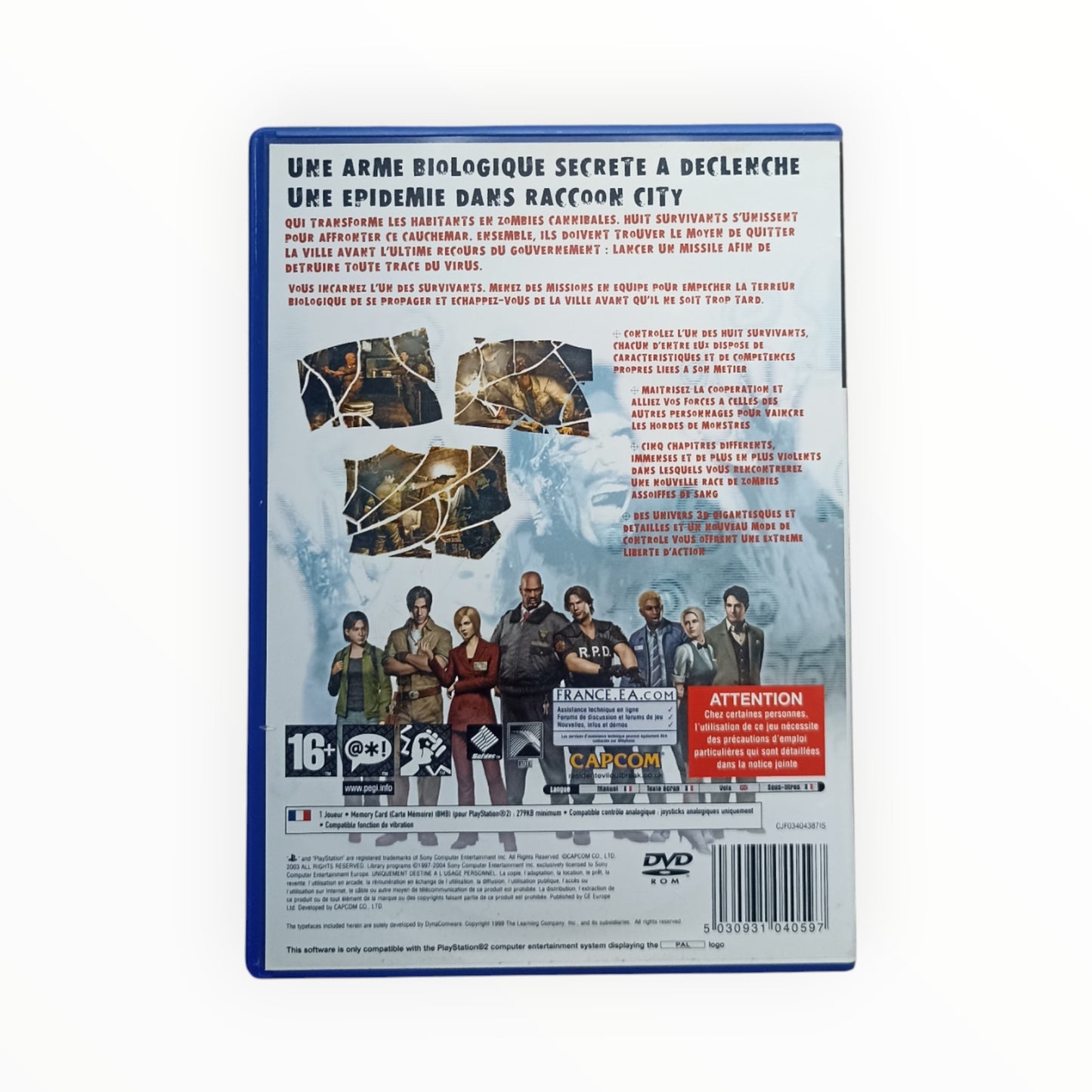 Resident Evil: Outbreak Playstation 2 (PS2)