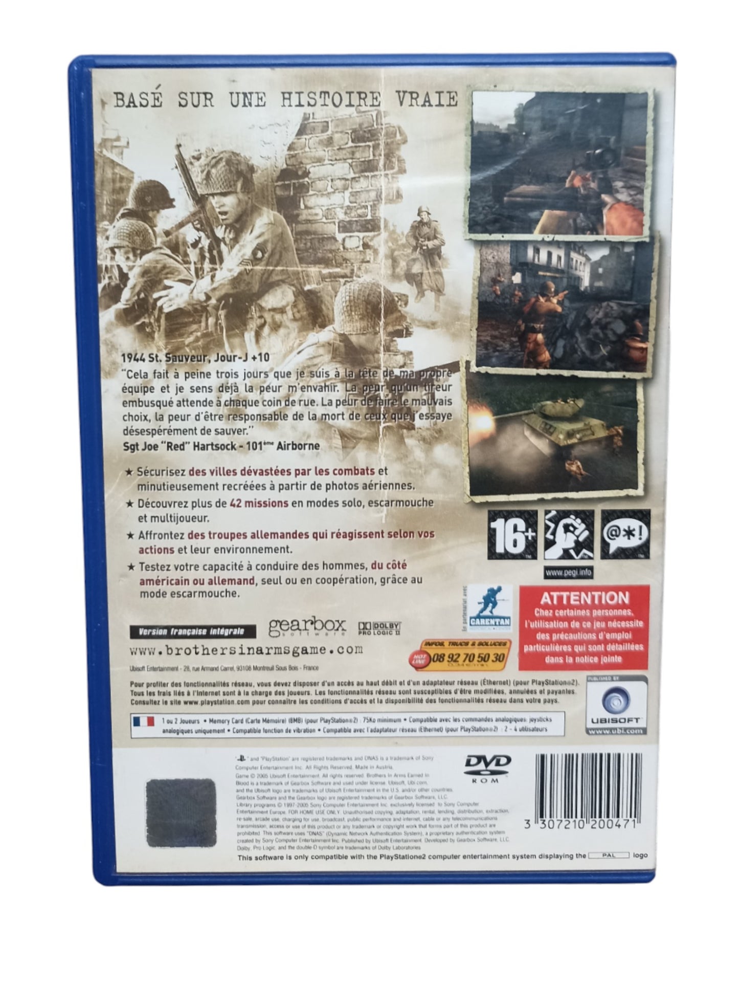 Brothers in Arms: Earned in Blood – PS2 (complet)