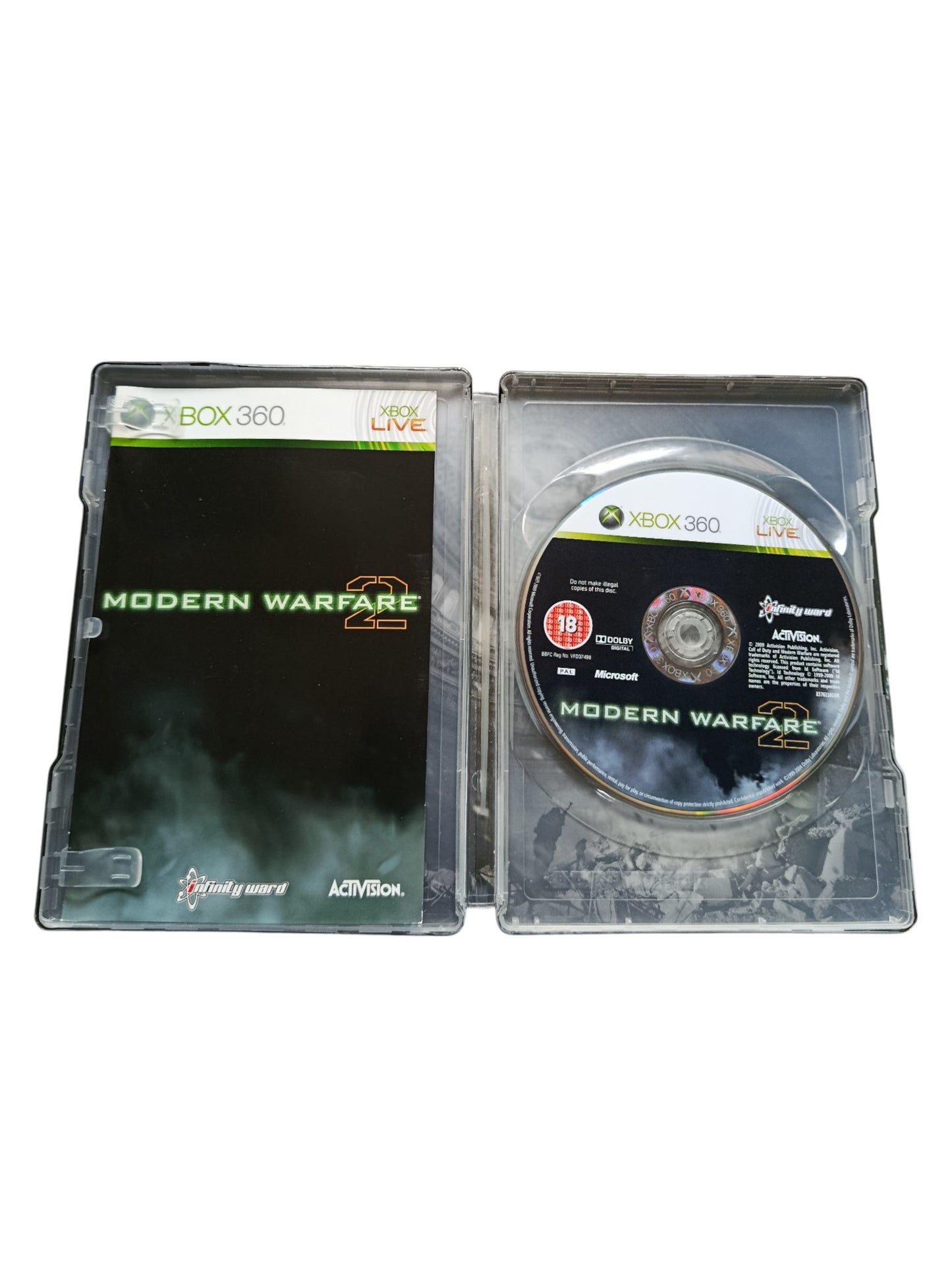Call Of Duty Modern Warfare 2 Steelbook Xbox 360