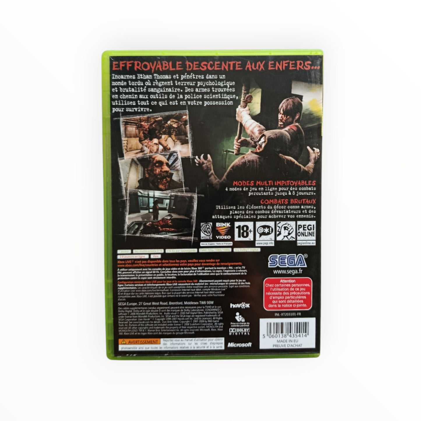 Condemned 2 Xbox 360