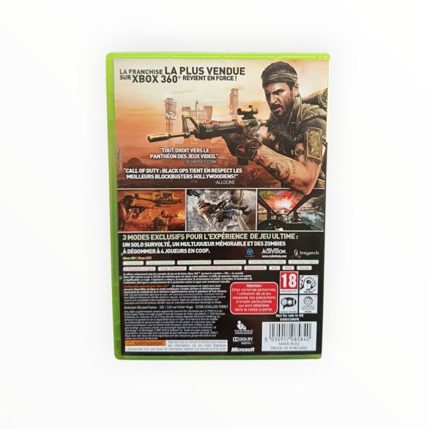 Call of Duty Black Ops Xbox 360