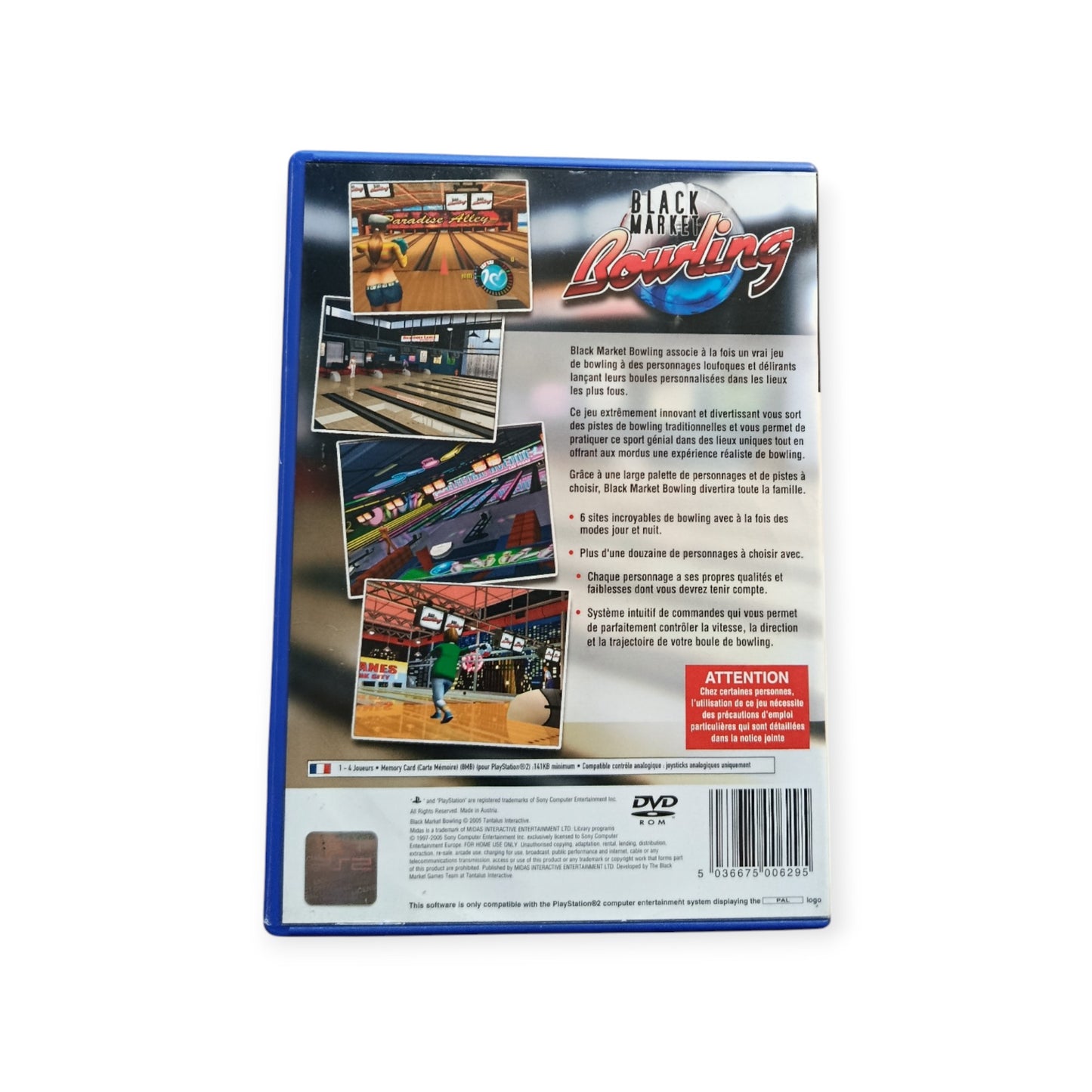 Black Market Bowling Playstation 2 (PS2)
