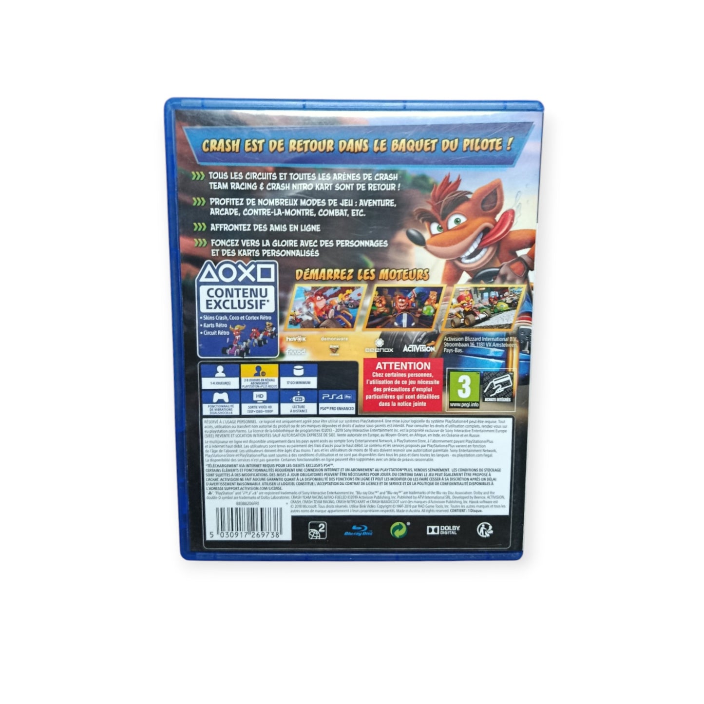 Crash Team Racing Nitro Fulleled playstation 4 (PS4)