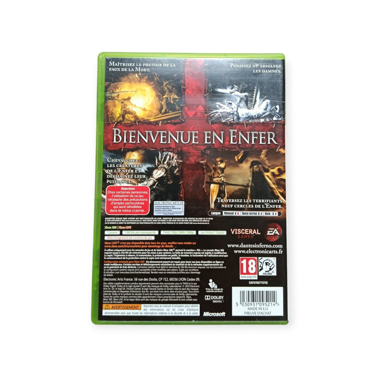 Dante's Inferno Xbox 360 Version Classics