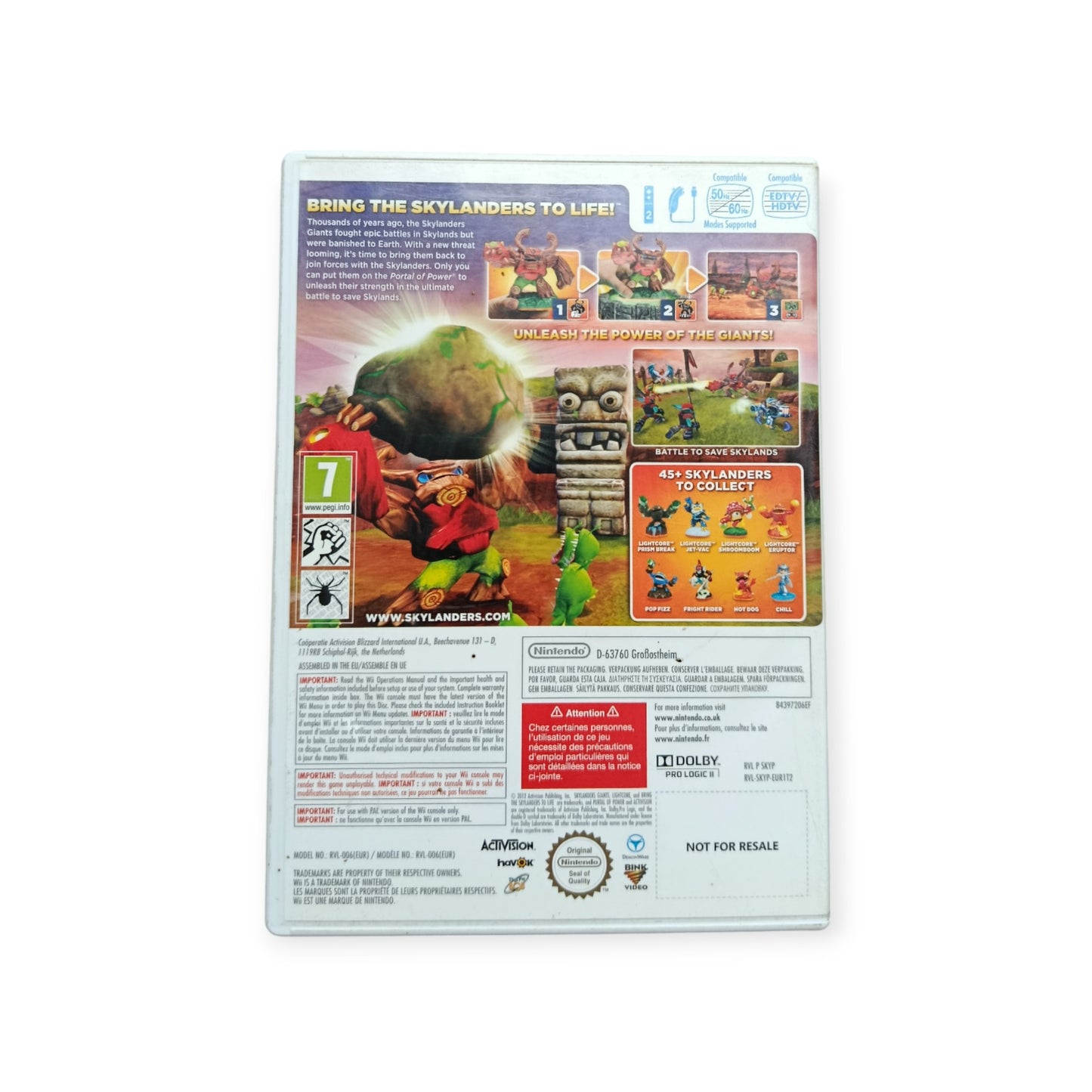 Skylanders Giants Nintendo Wii