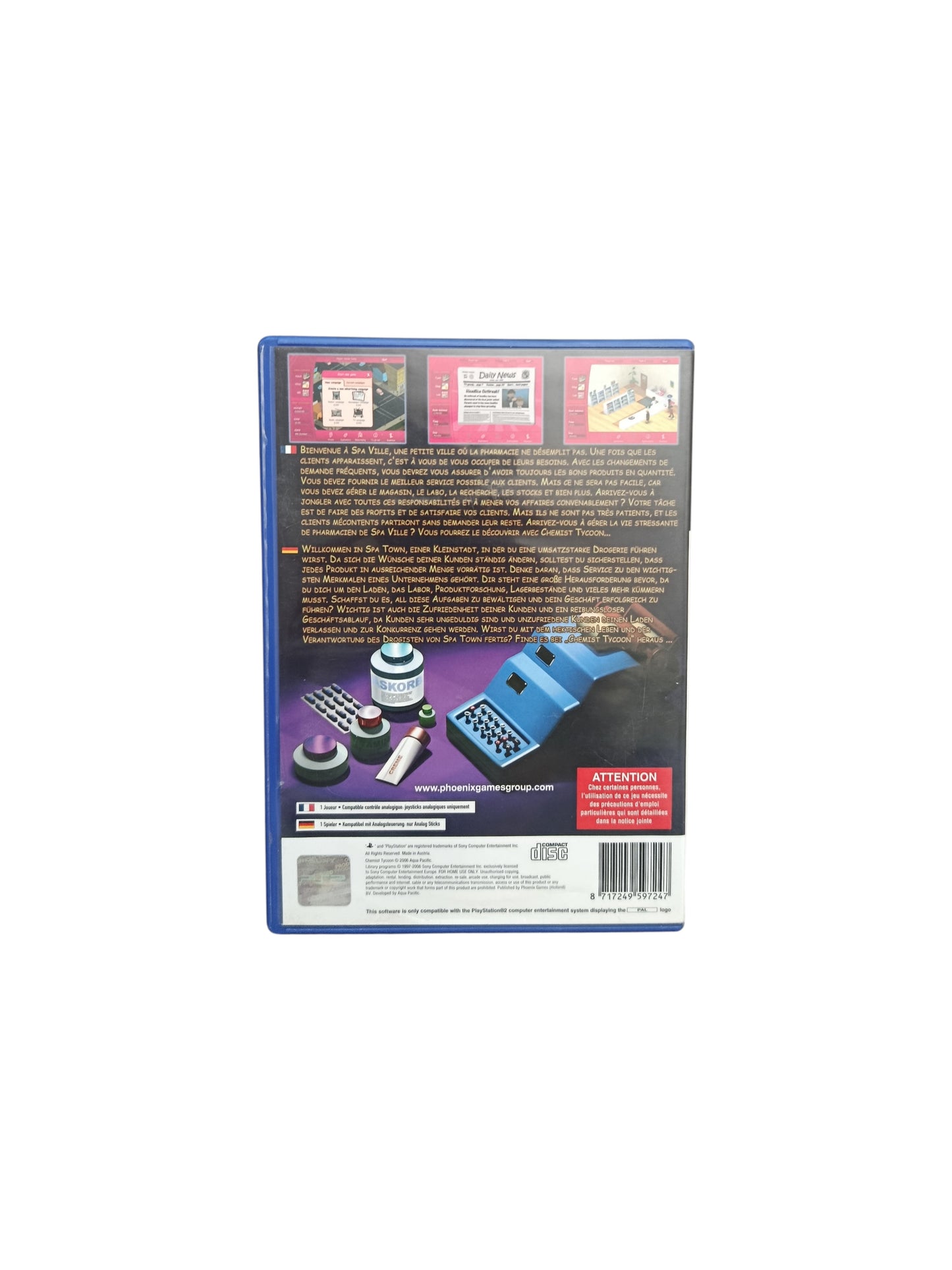 Chemist Tycoon playstation 2 (PS2)