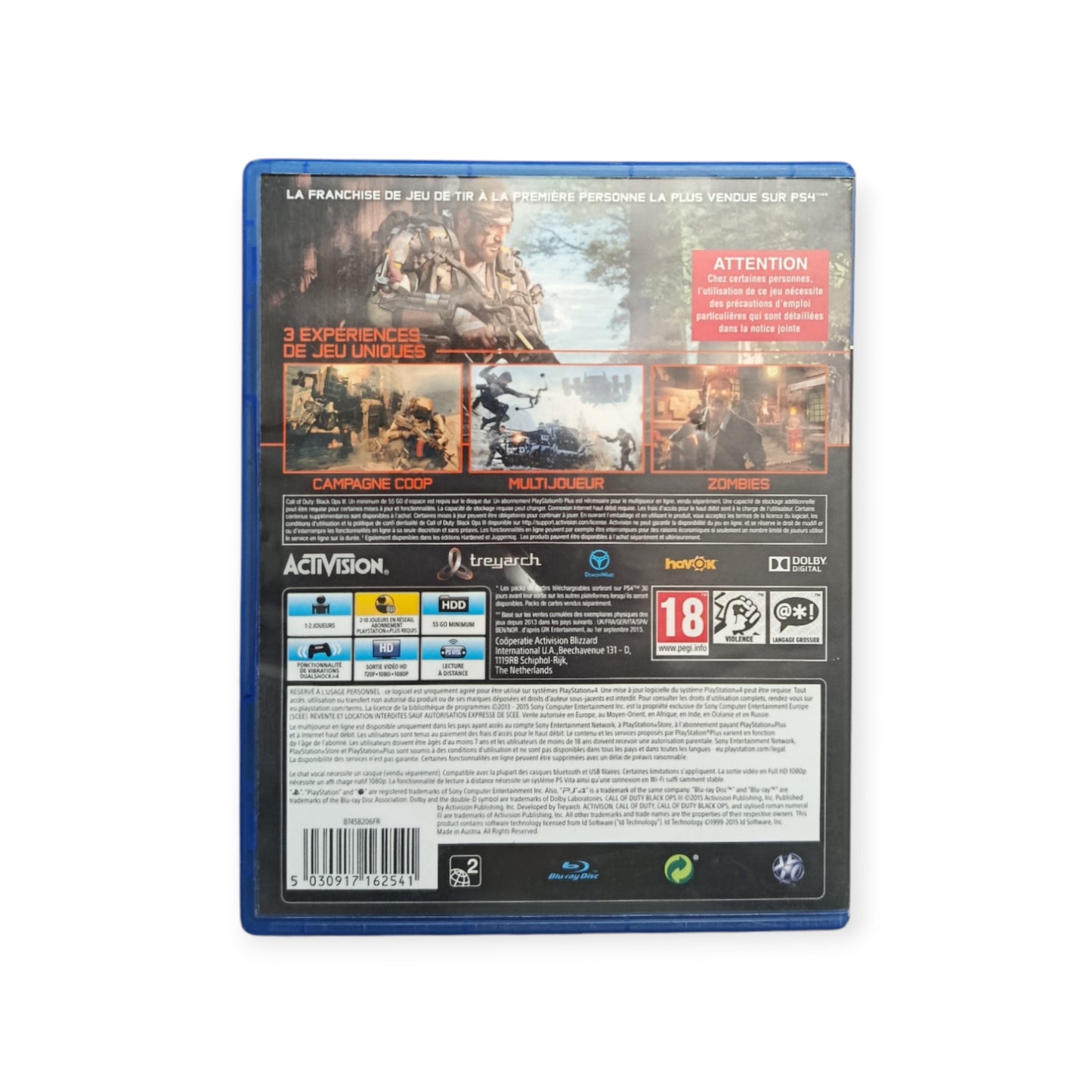 Call Of Duty Black Ops III playstation 4 (PS4)